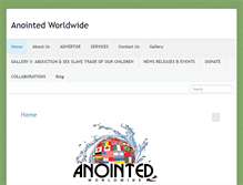 Tablet Screenshot of anointedonline.net